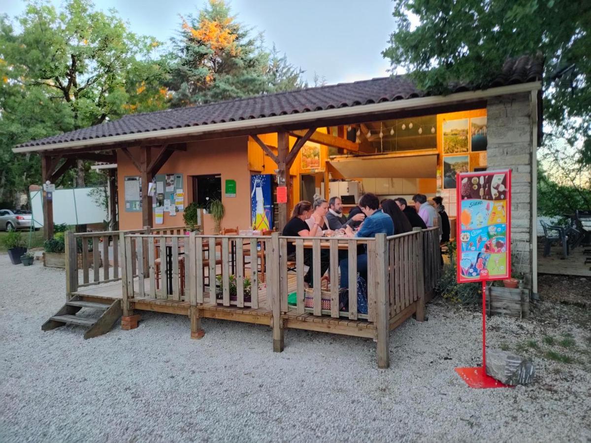 Camping Le Bel Air Mobil Home Le Palmier 4 Personnes Limogne-en-Quercy Exteriér fotografie